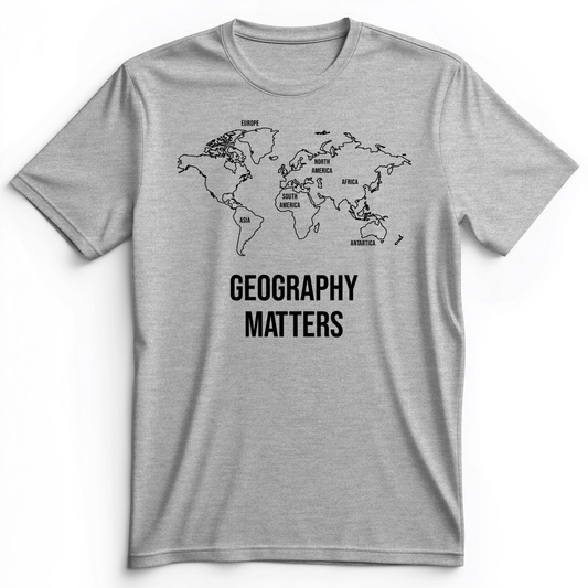 Geography Matters Premium Tee Athletic Heather / S