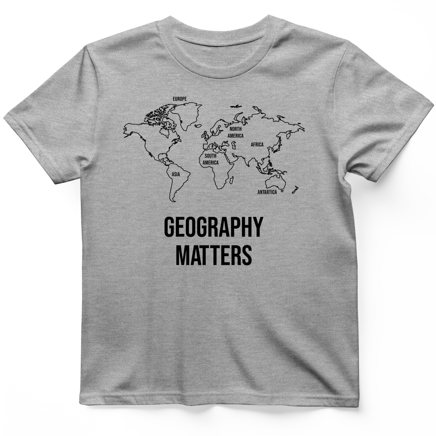 Geography Matters T-Shirt Sport Grey / S