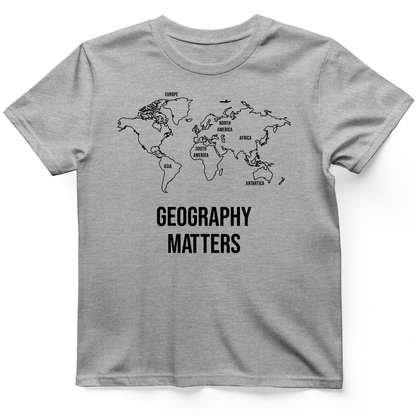 Geography Matters T-Shirt Sport Grey / S