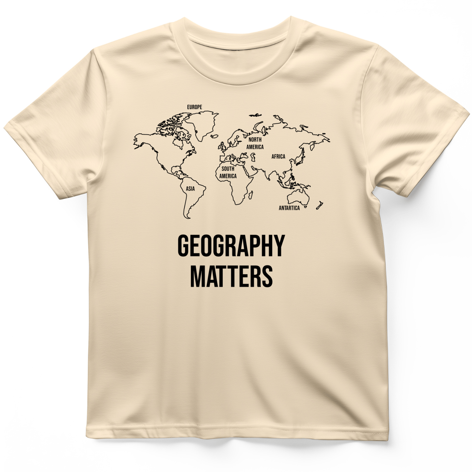 Geography Matters T-Shirt Natural / S