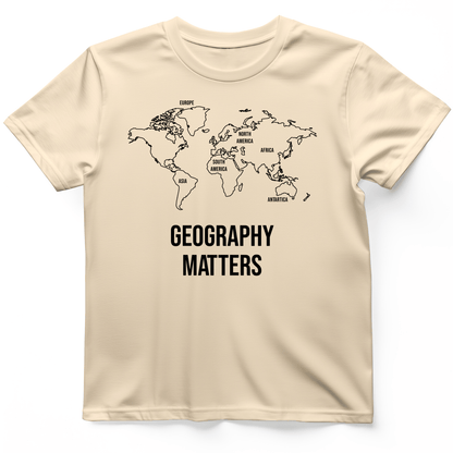 Geography Matters T-Shirt Natural / S