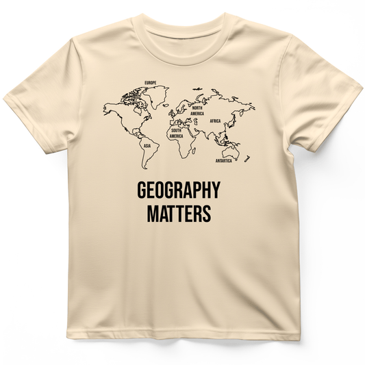 Geography Matters T-Shirt Natural / S
