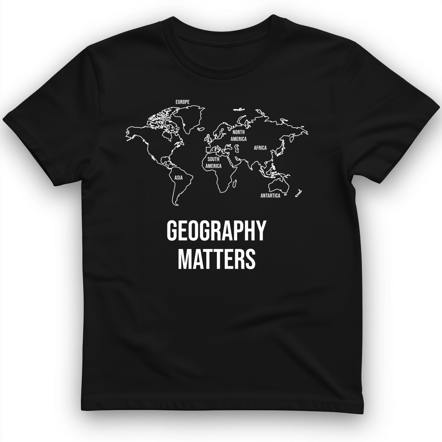 Geography Matters T-Shirt Black / S
