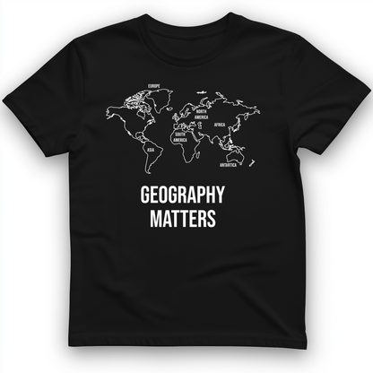 Geography Matters T-Shirt Black / S