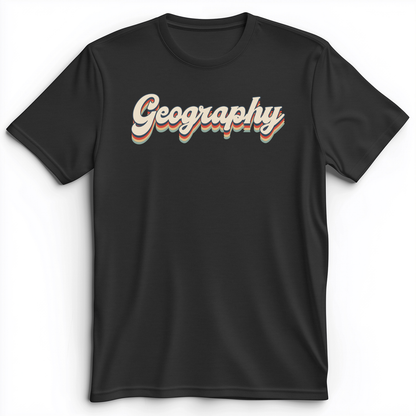 Geography Premium Tee Dark Grey Heather / S