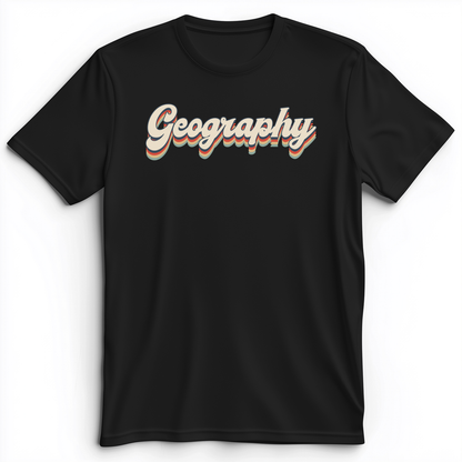Geography Premium Tee Black / S