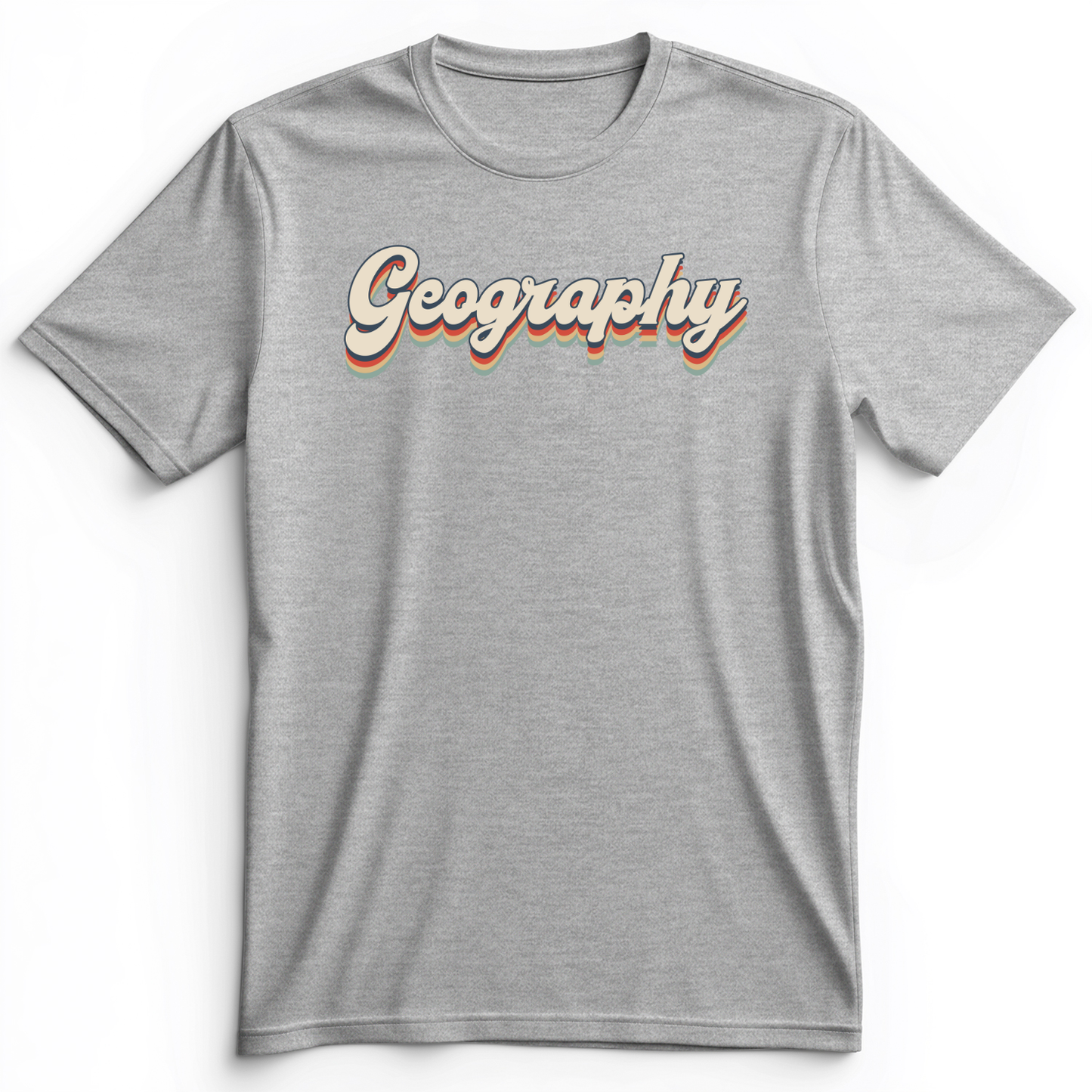 Geography Premium Tee Athletic Heather / S