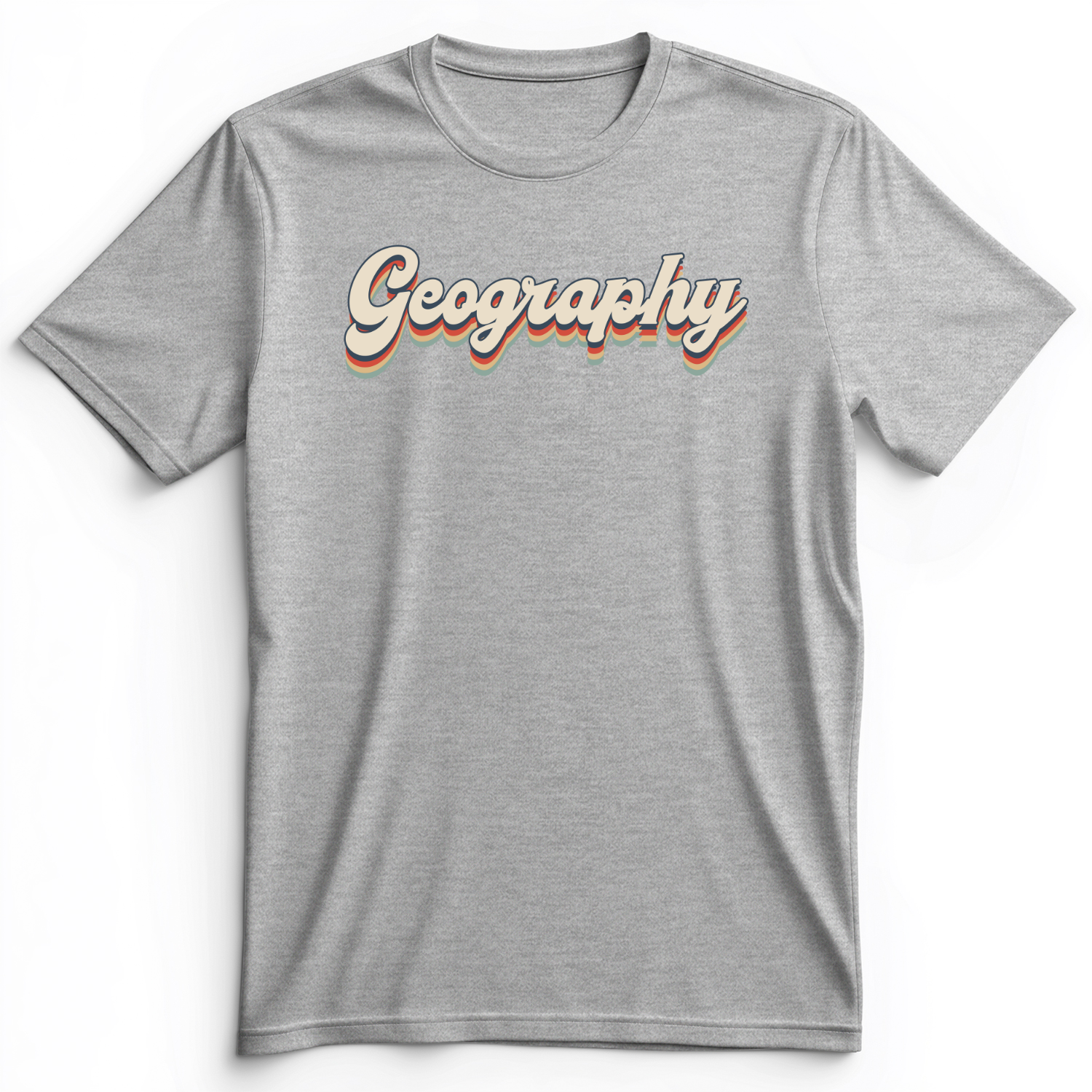 Geography Premium Tee Athletic Heather / S