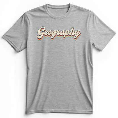 Geography Premium Tee Athletic Heather / S