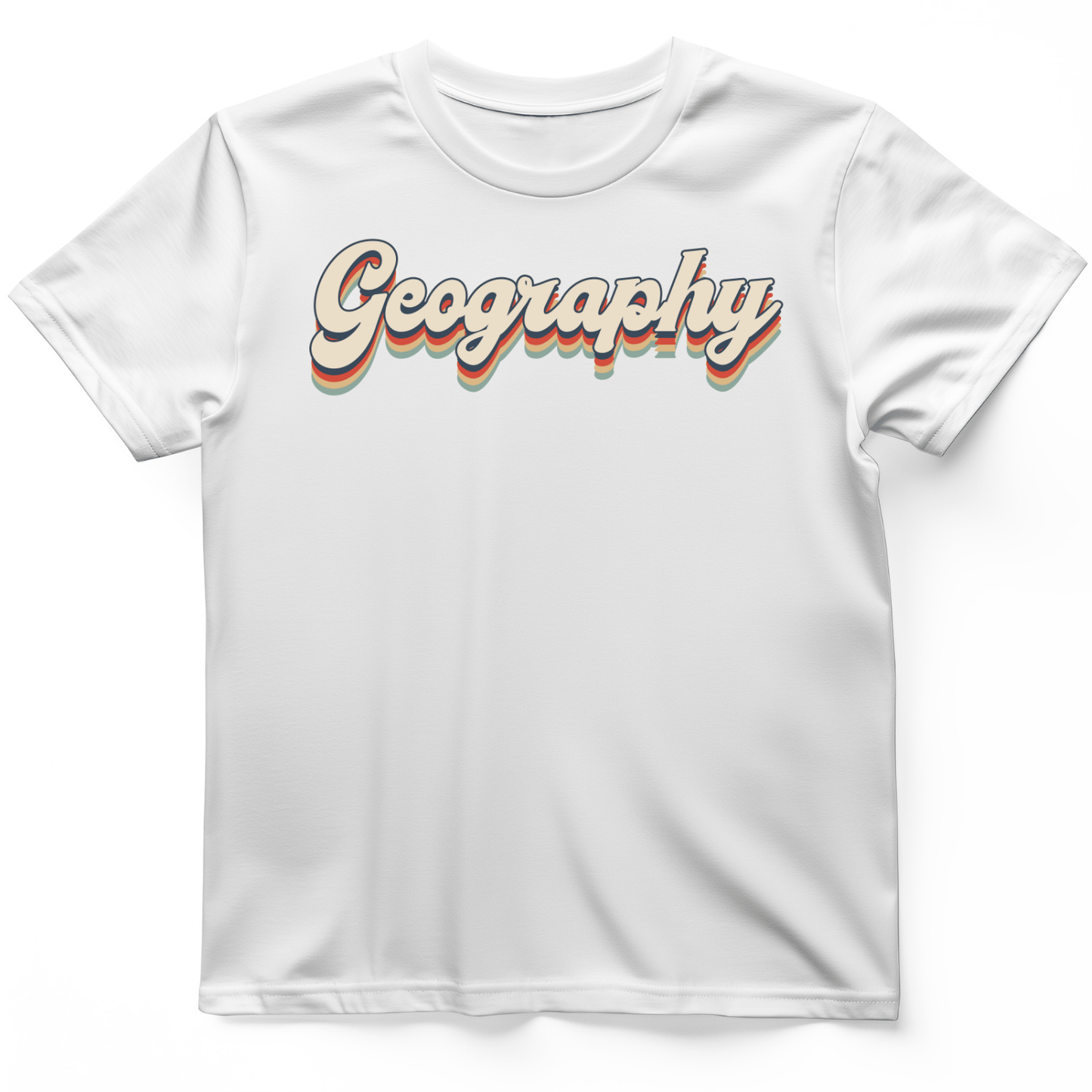 Geography T-Shirt White / S