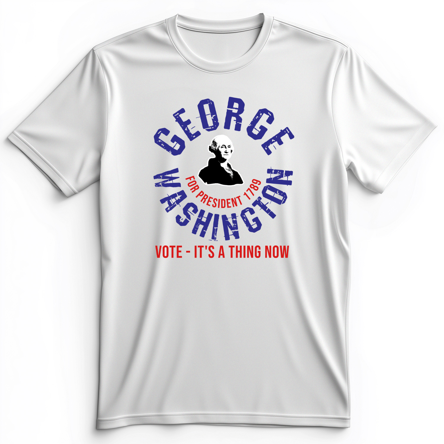 George Washington For President Premium Tee White / S