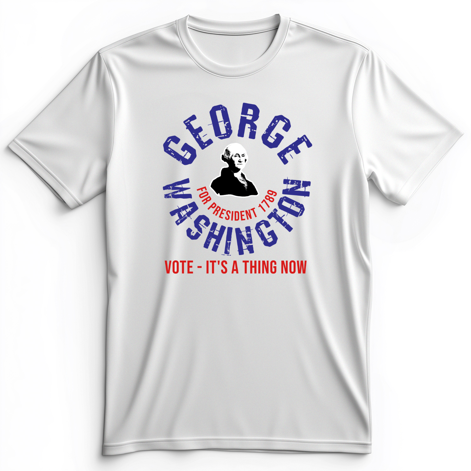 George Washington For President Premium Tee White / S