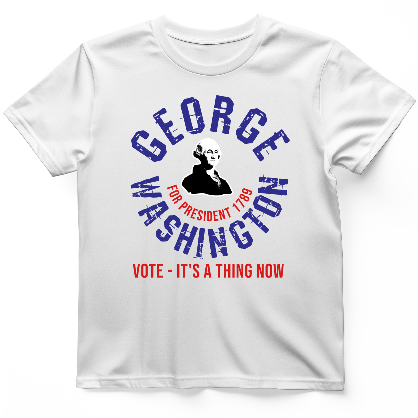 George Washington For President T-Shirt White / S