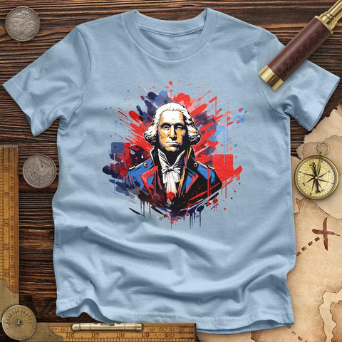 George Washington High Quality Tee Light Blue / S