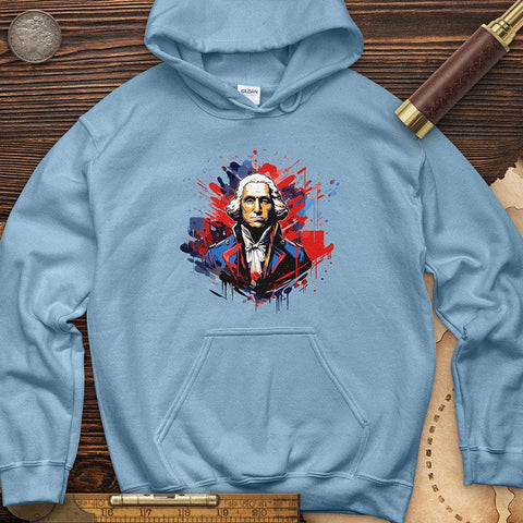 George Washington Hoodie Light Blue / S