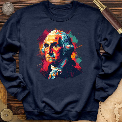 George Washington Vibrant Crewneck Navy / S