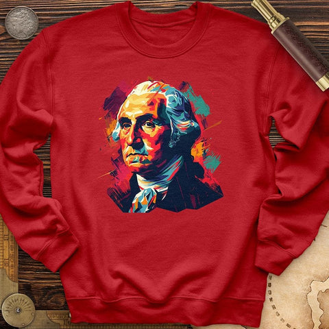 George Washington Vibrant Crewneck Red / S