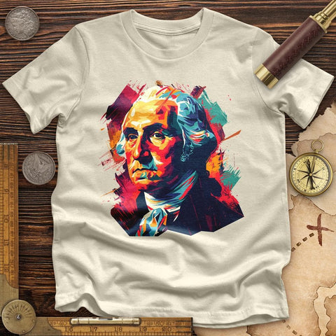 George Washington Vibrant High Quality Tee Natural / S