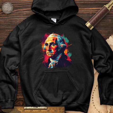 George Washington Vibrant Hoodie Black / S