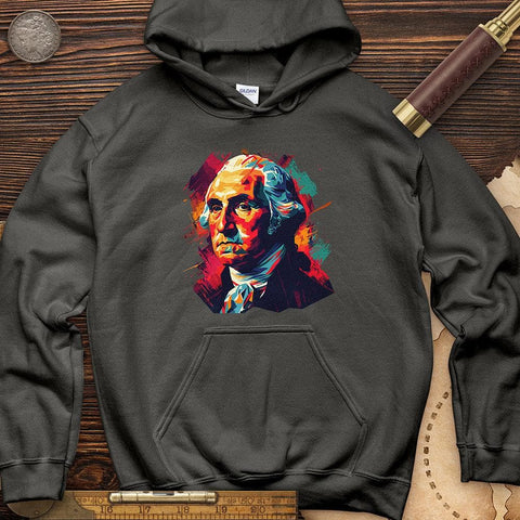 George Washington Vibrant Hoodie Charcoal / S