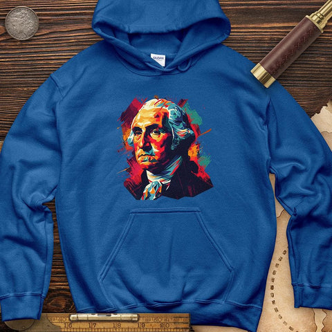 George Washington Vibrant Hoodie Royal / S