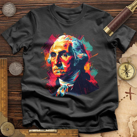George Washington Vibrant T-Shirt Charcoal / S