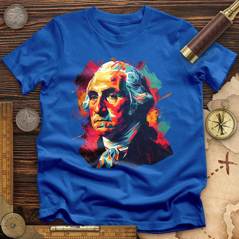 George Washington Vibrant T-Shirt Royal / S