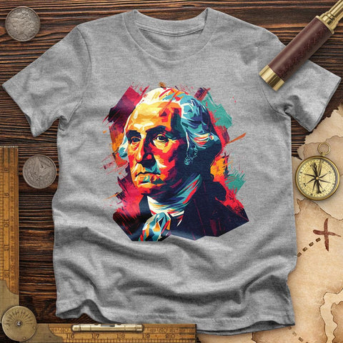 George Washington Vibrant T-Shirt Sport Grey / S