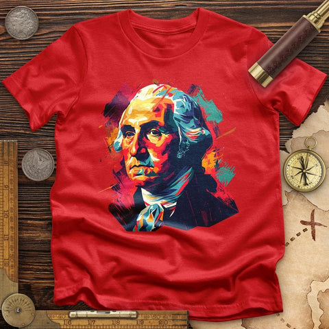 George Washington Vibrant T-Shirt Red / S