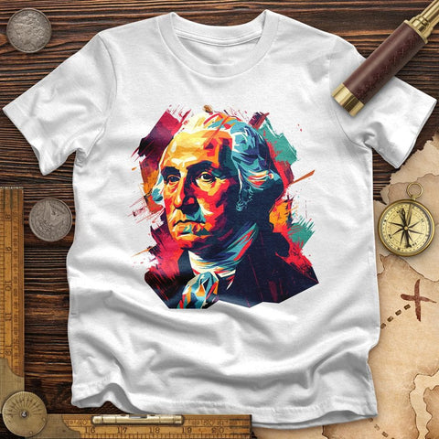 George Washington Vibrant T-Shirt White / S