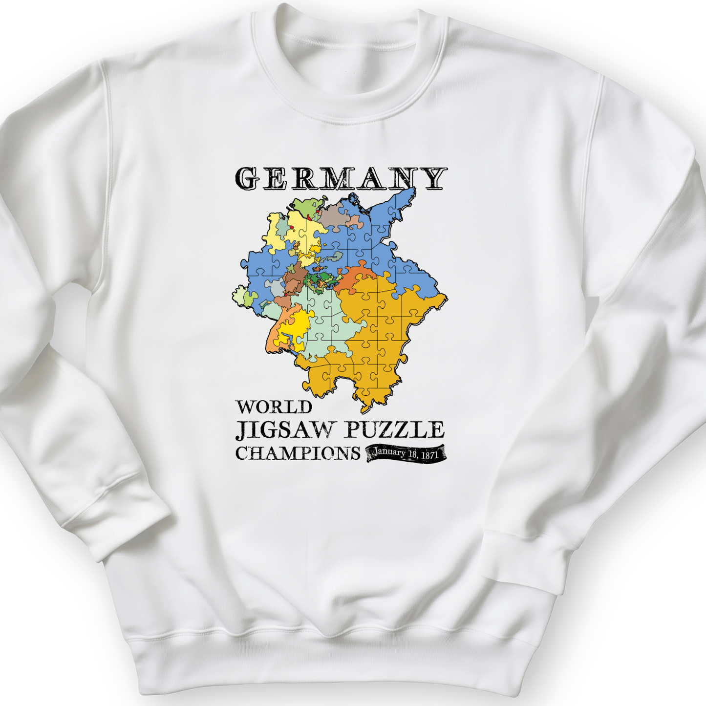 Germany Jigsaw Champion Crewneck White / S