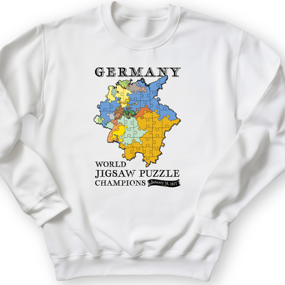 Germany Jigsaw Champion Crewneck White / S