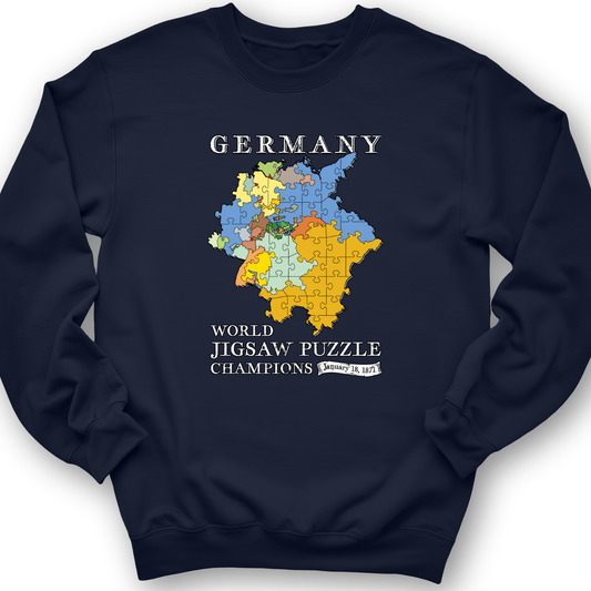 Germany Jigsaw Champion Crewneck Navy / S