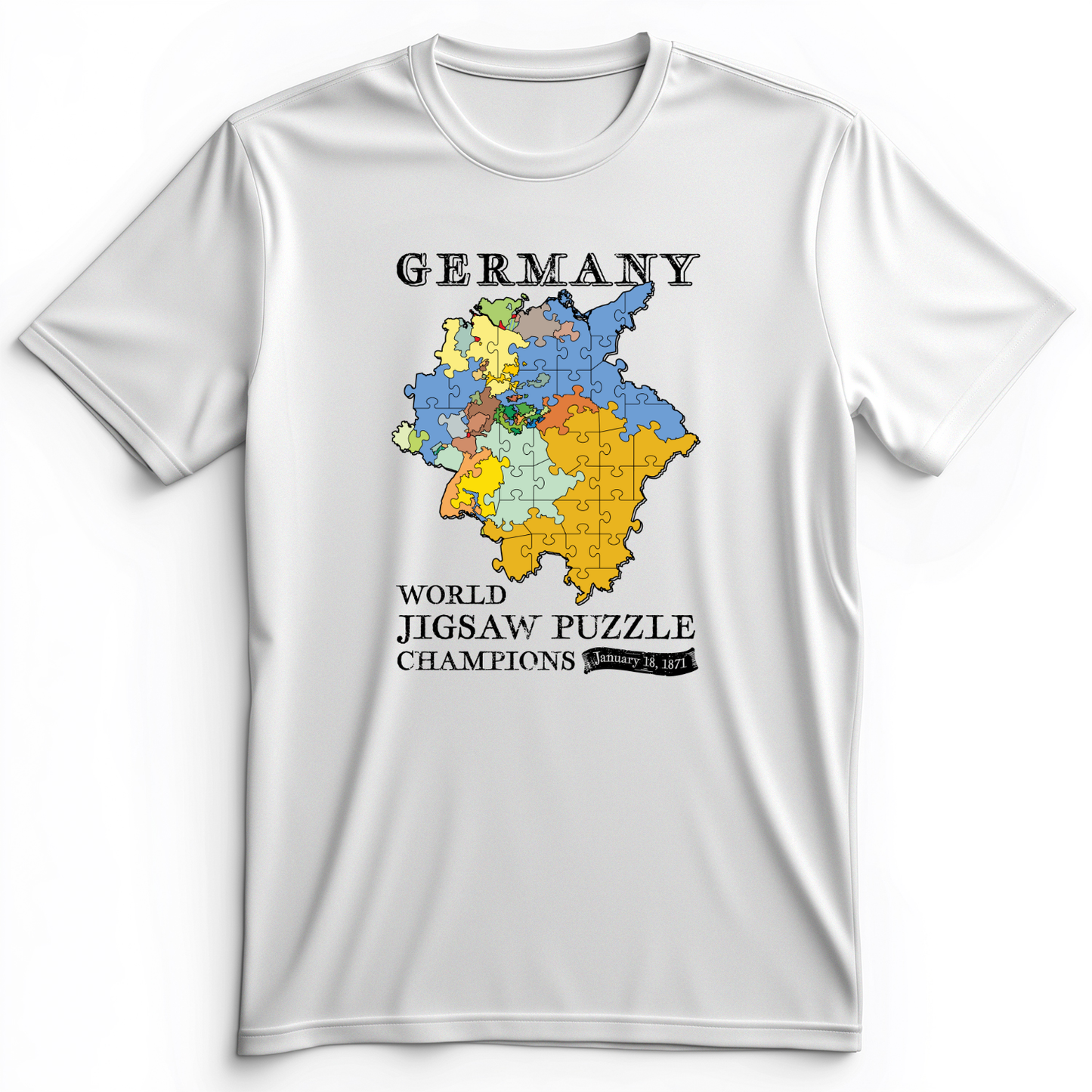 Germany Jigsaw Champion Premium Tee White / S