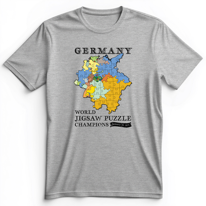 Germany Jigsaw Champion Premium Tee Athletic Heather / S