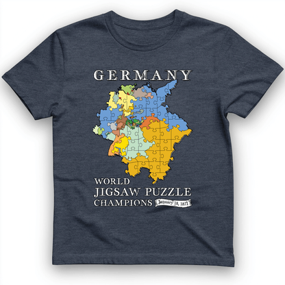 Germany Jigsaw Champion T-Shirt Heather Navy / S