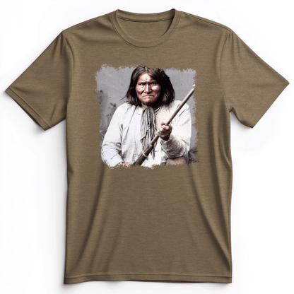 Geronimo Premium Tee Heather Olive / S