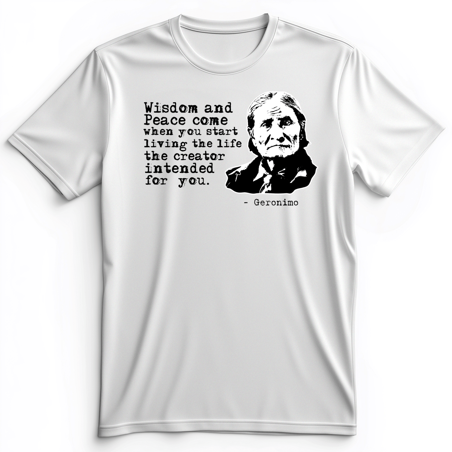 Geronimo Wisdom And Peace Premium Tee White / S