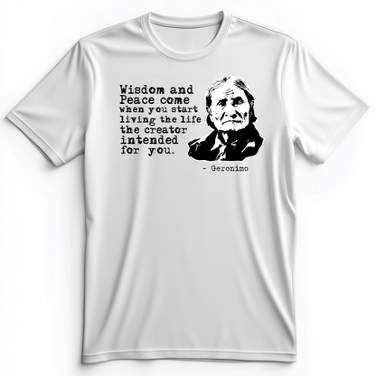 Geronimo Wisdom And Peace Premium Tee White / S