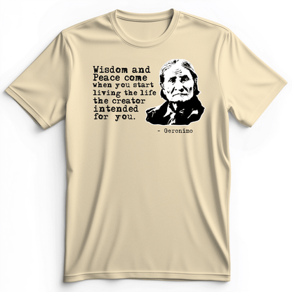Geronimo Wisdom And Peace Premium Tee Natural / S