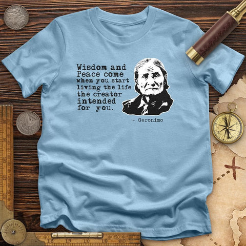 Geronimo Wisdom And Peace T-Shirt