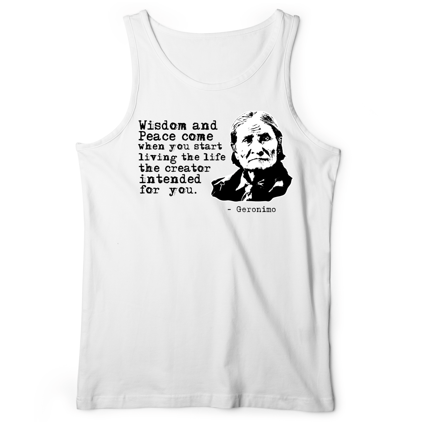 Geronimo Wisdom And Peace Tank White / XS