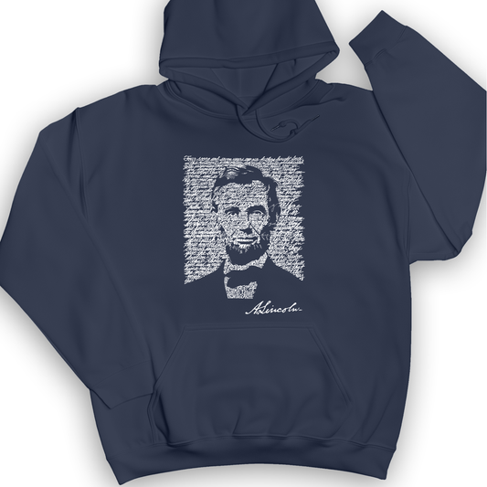 Gettysburg Address Hoodie Navy / S