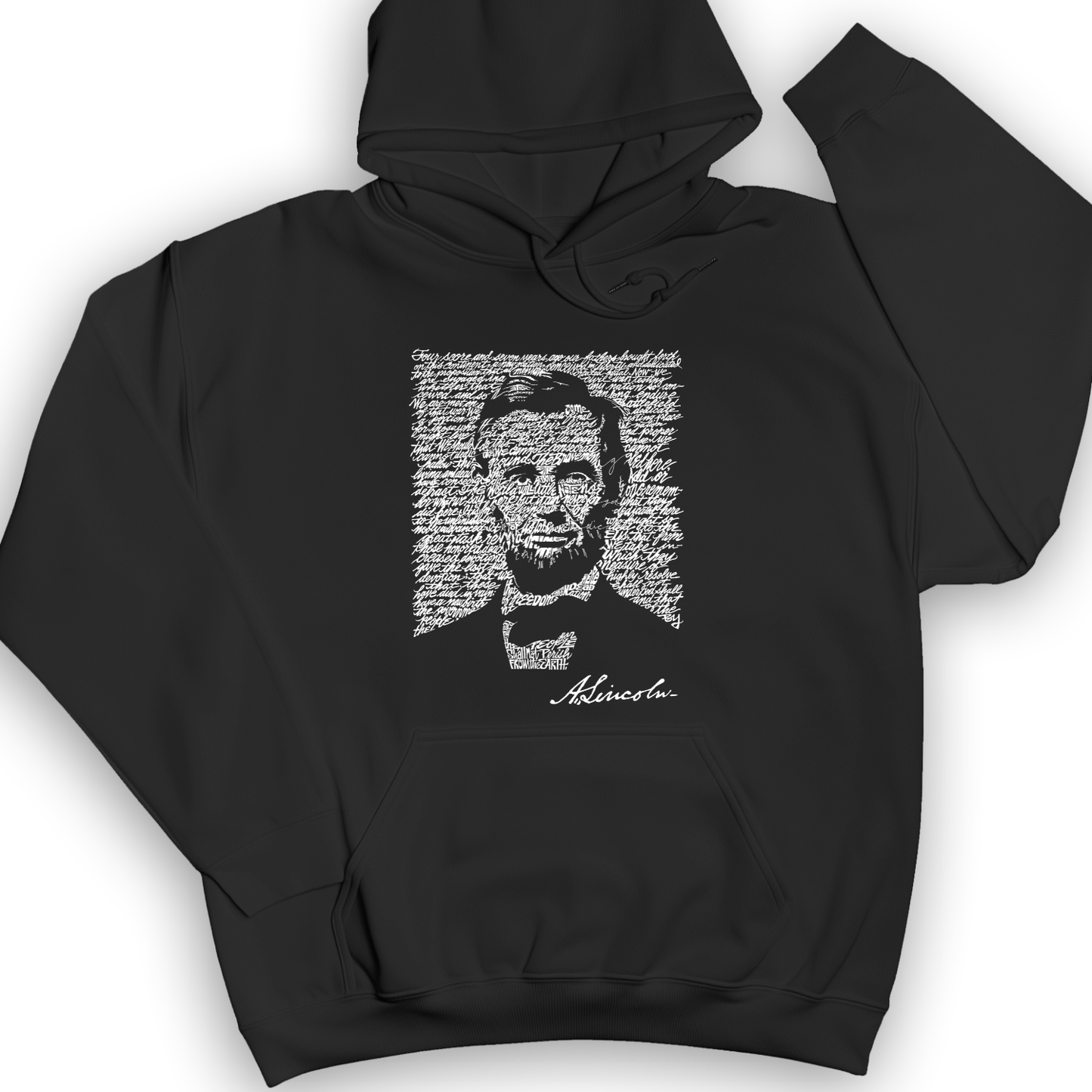 Gettysburg Address Hoodie Black / S