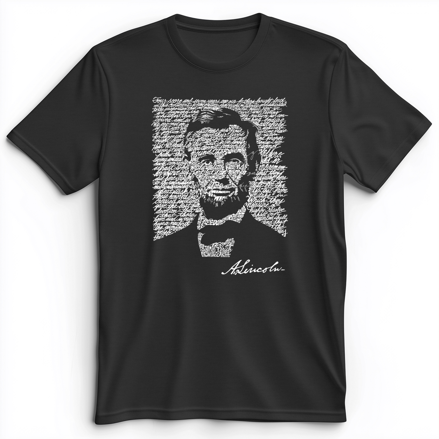 Gettysburg Address Premium Tee Dark Grey Heather / S