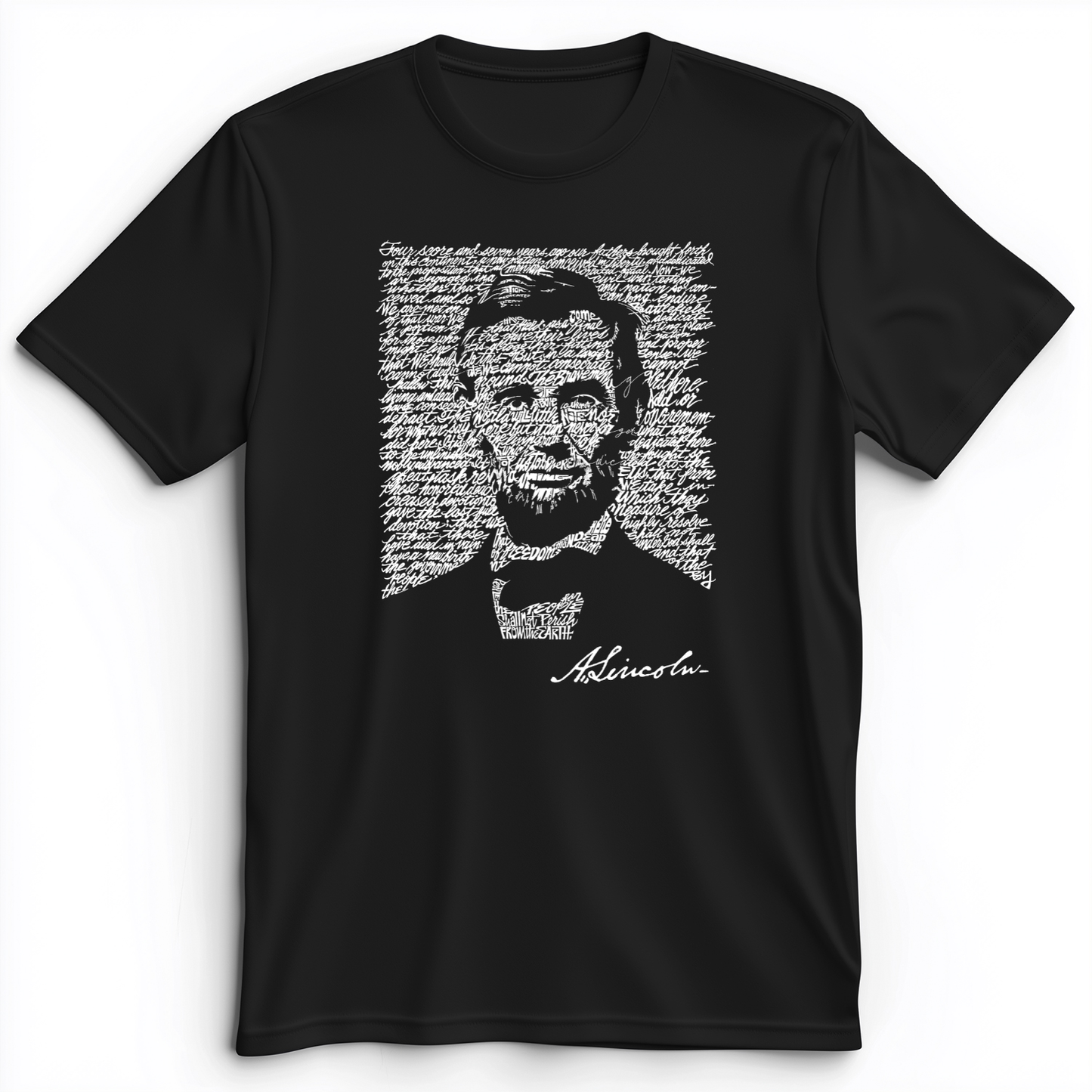 Gettysburg Address Premium Tee Black / S