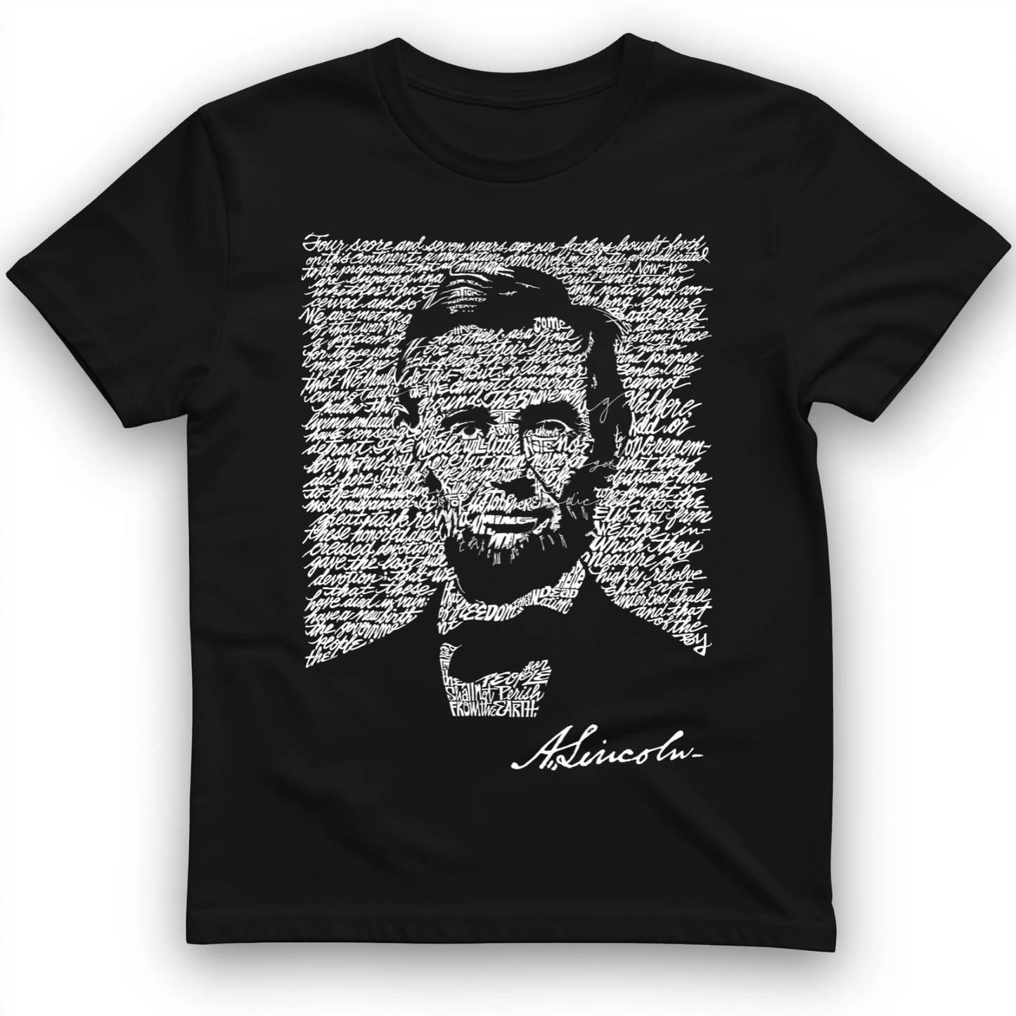 Gettysburg Address T-Shirt Black / S