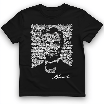 Gettysburg Address T-Shirt Black / S