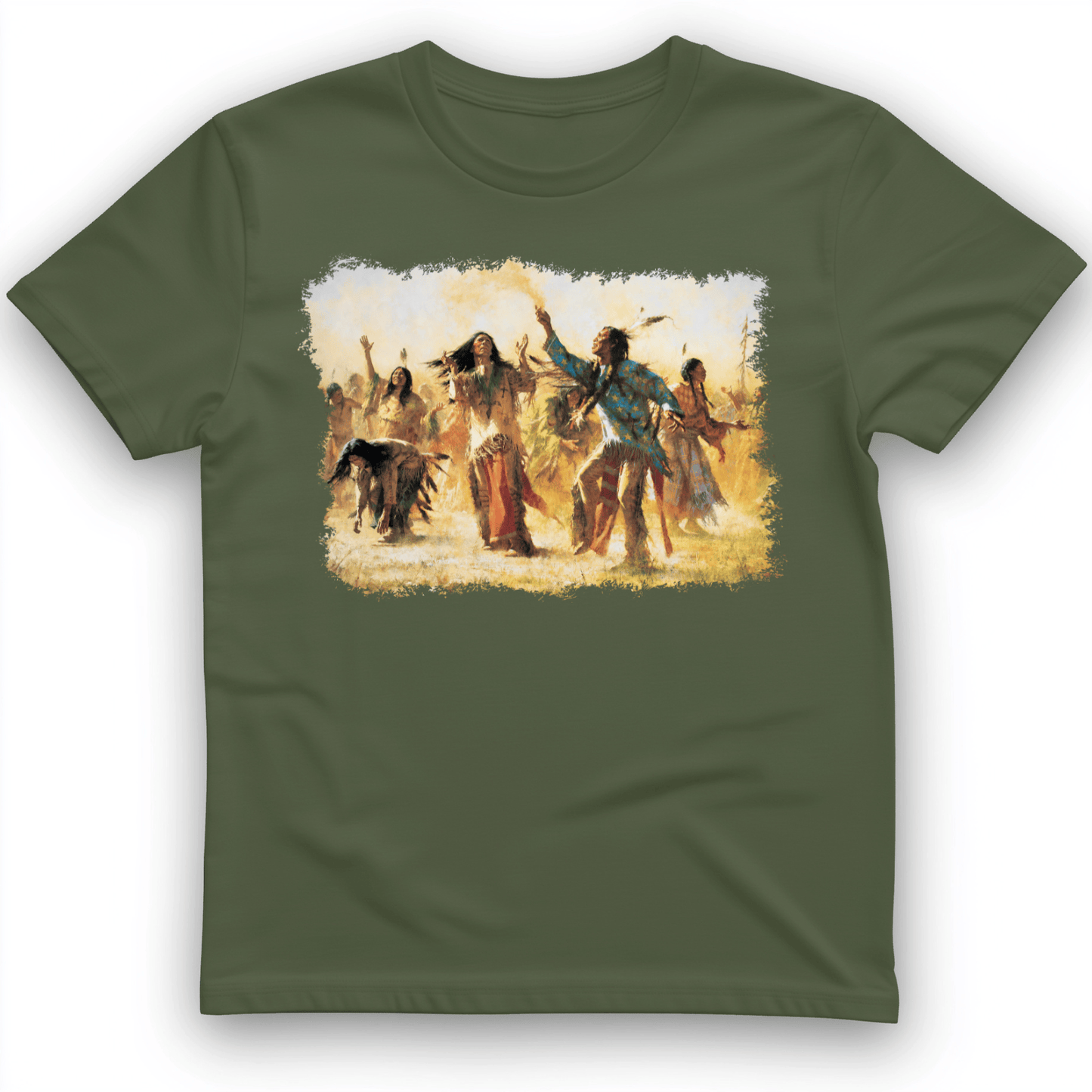 Ghost Dance T-Shirt Military Green / S