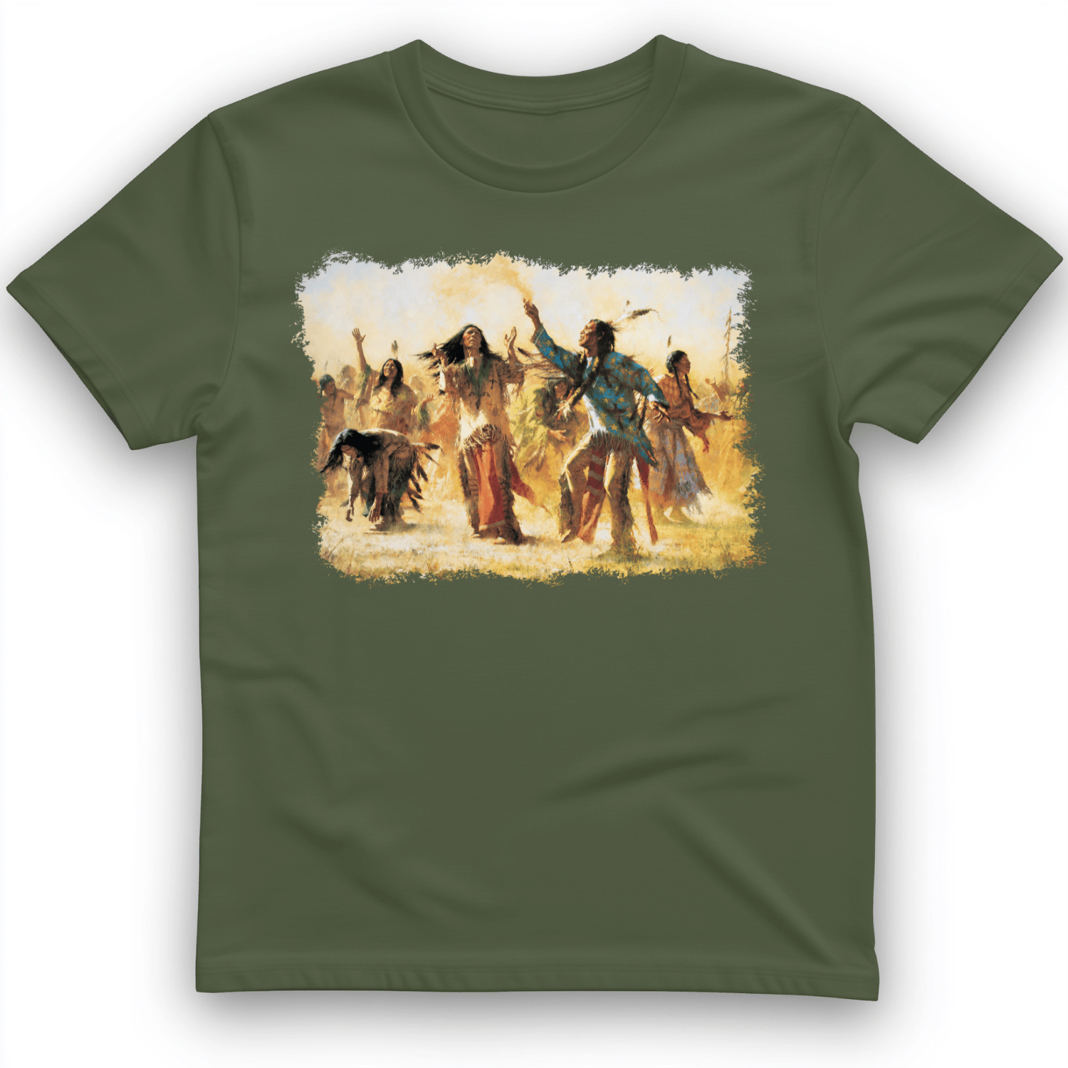 Ghost Dance T-Shirt Military Green / S